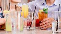 Group of people with drinks