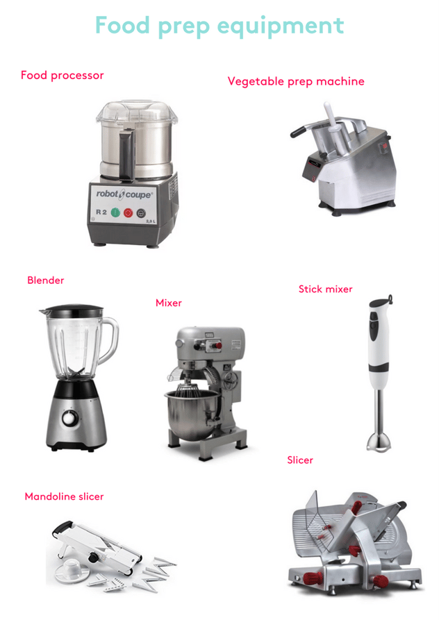 Types of Kitchen Equipment