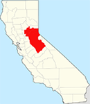 Sierra Foothills California Map.png