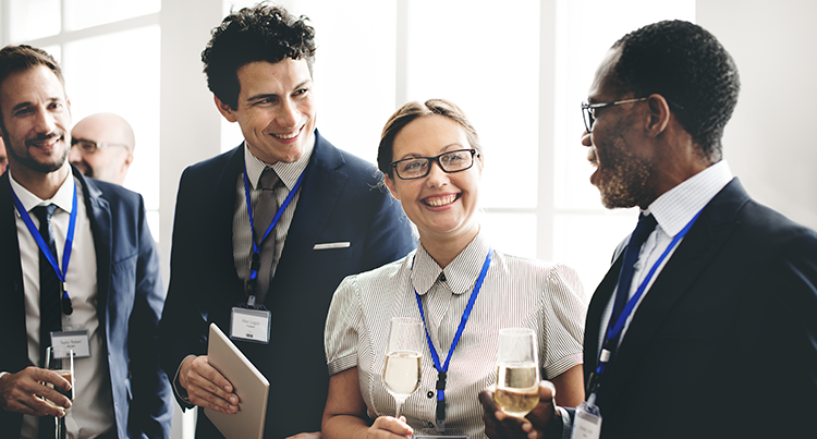 Attendees at an event