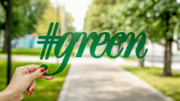 a-hashtag-green-sign