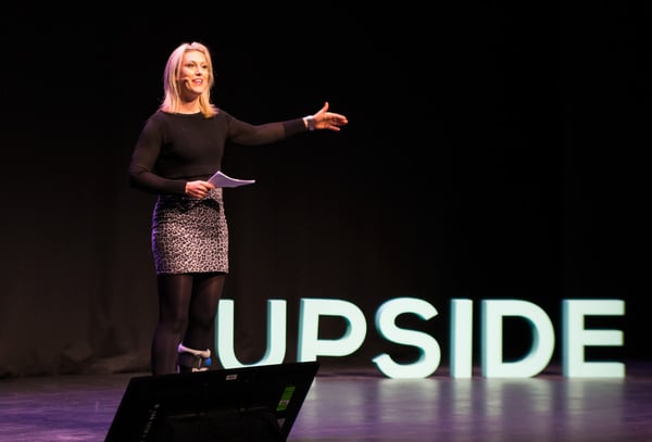 Social media expert Sam Mutimer at Upside Live Melbourne 2015 Social media expert Sam Mutimer at Upside Live Melbourne 2015