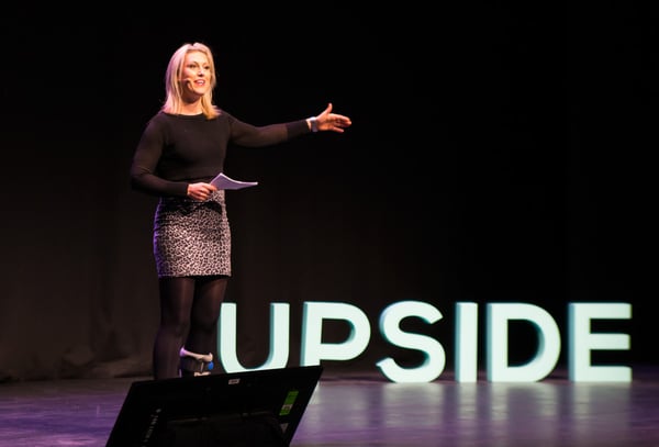 Social media expert Sam Mutimer at Upside Live Melbourne 2015