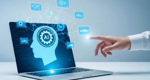 Person using AI to assist them at work