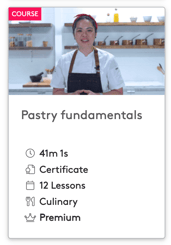 Pastry fundamentals online Typsy course